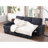 Chenille Fabric Reversible Sleeper Sectional With Storage Chaise, Drop-Down Table, Cup Holders And Charging Ports-247267425