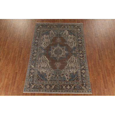 Tapis traditionnel brun 7 x 10