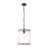 1-Light Handcrafted Textured Water-Glass Cylinder Pendant-1366521195