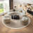 Semi-circular curved shaped movable corner sofa