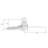 Smart Flush Mount Ceiling Fan with Remote Control and Light Kit Included-125118724-70836765
