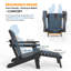 Chaise Adirondack pliante en PEHD pour patio avec repose-pieds cachés-1842876474