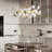 Ceramic Ginkgo Leaf  Kimberland 6 - Light Chandelier L31.5 Inch Branch Chandelier-1156790609