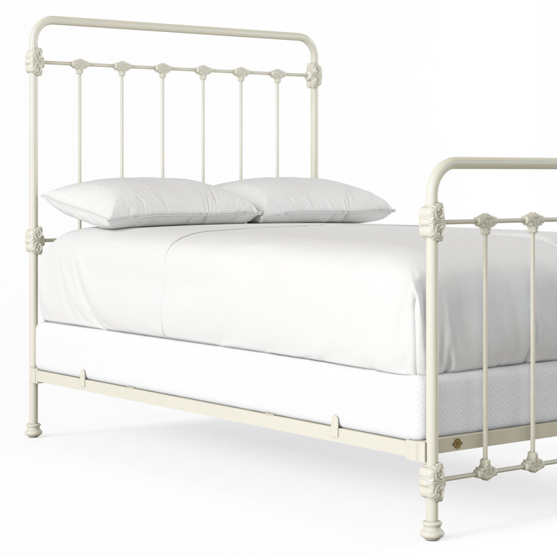 160 Picket Fence Bed | Complete Standard, Full, Gloss Off-White