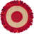 Torrance Hand Woven Cotton/Jute Rug in Red/Natural-1039684119