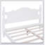 Structure de lit plateforme en bois, lit plateforme de style rétro avec support en lattes de bois-2020183518