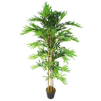 Faux Bamboo Tree in Pot Liner