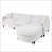 107.87'Sectional Sofa Couch With 1 Ottoman
