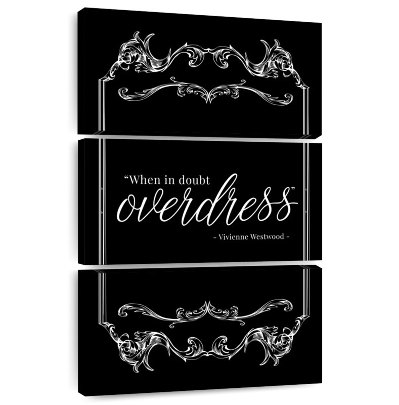 Tergel Overdress Typography, 50" H x 32" W