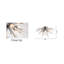 Transitional 4 Light Sputnik Crystal Flush Mount