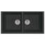 34'' L Double Bowl Granite Kitchen Sink-14644813