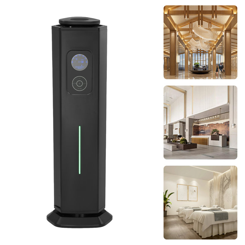 Smart Essential Oil Diffuser with 27oz Capacity, Black