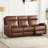 Gastonne Upholstered 86'' Reclining Sofa