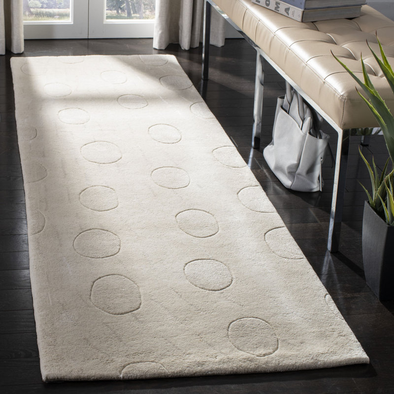 Steuart Hand Tufted Wool Geometric Rug, Runner 2'6" x 8'