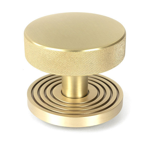 Brompton Single Dummy Door Knob , Polished Bronze