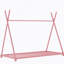 Lit plateforme simple en métal avec structure triangulaire-259680702