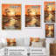 Orange, beige, vallée d'Afrique sur toile-1329386155-1329386149