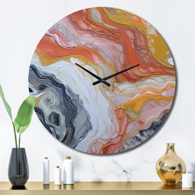 Horloge murale Peach