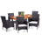 Torney 6 - Person Patio Dining Set with Rectangular Table