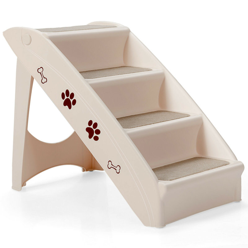 Escalier pour animal 4 marches Friedlaender, Beige