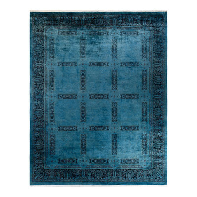 Chimel One-of-a-Kind 9' 2" X 11' 8" New Age Wool Area Rug Blue