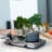 OVENTE Countertop Infrared Double Burner, 1500W Electric Hot Plate and Portable Stove with 7.5” Ceramic Glass Cooktop, 6 Level Temperature Setting and Easy to Clean Base, Silver BGI202S