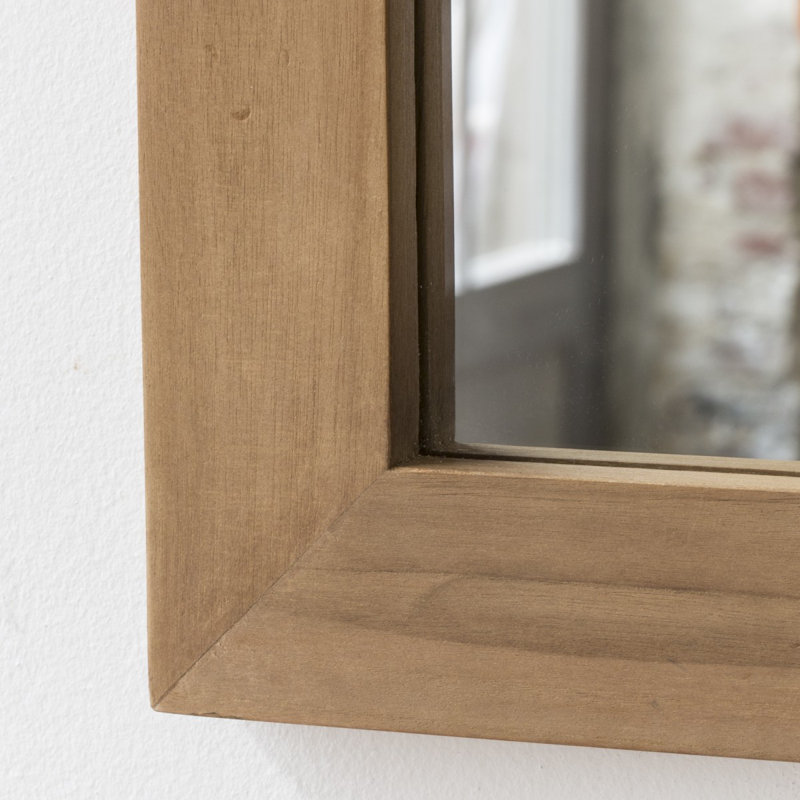 Milano Rectangle Solid Wood Mirror