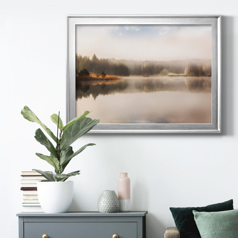 Cozy Nature - Photographie avec cadre photo, Argent, H 22,5 po x l 30,5 po x P 1 po, Pas de tapis