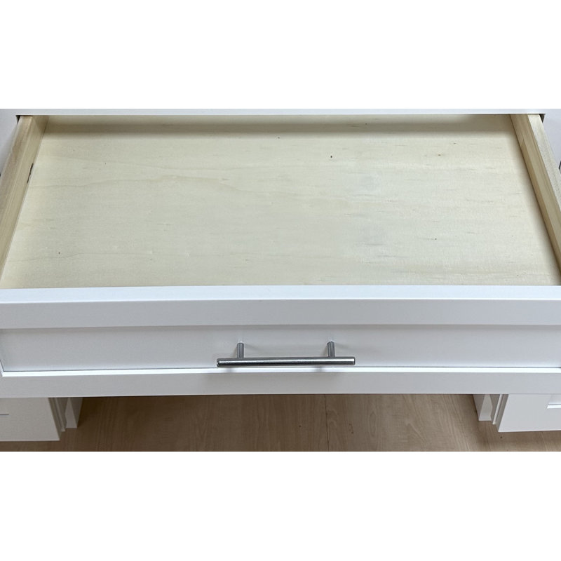 79'' Double Bathroom Vanity with Quartz Top, White