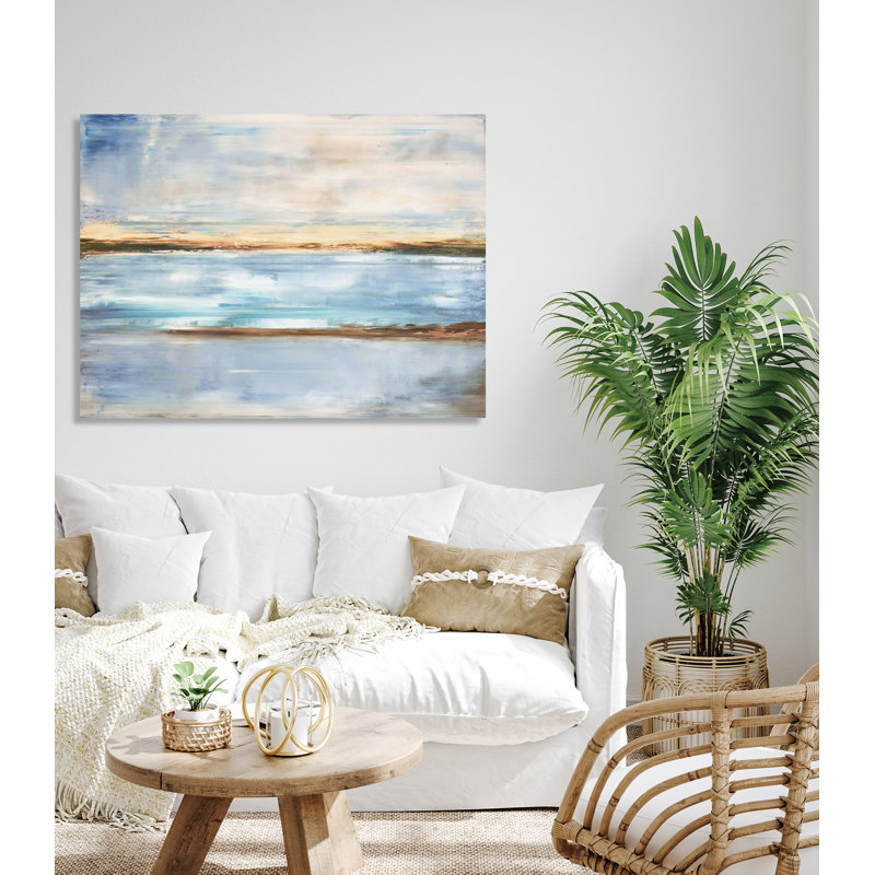 Crystal Blue By John Beard - Artist Enhanced Canvas Print Print by John Beard, 40" H x 60" W x 1.5" D