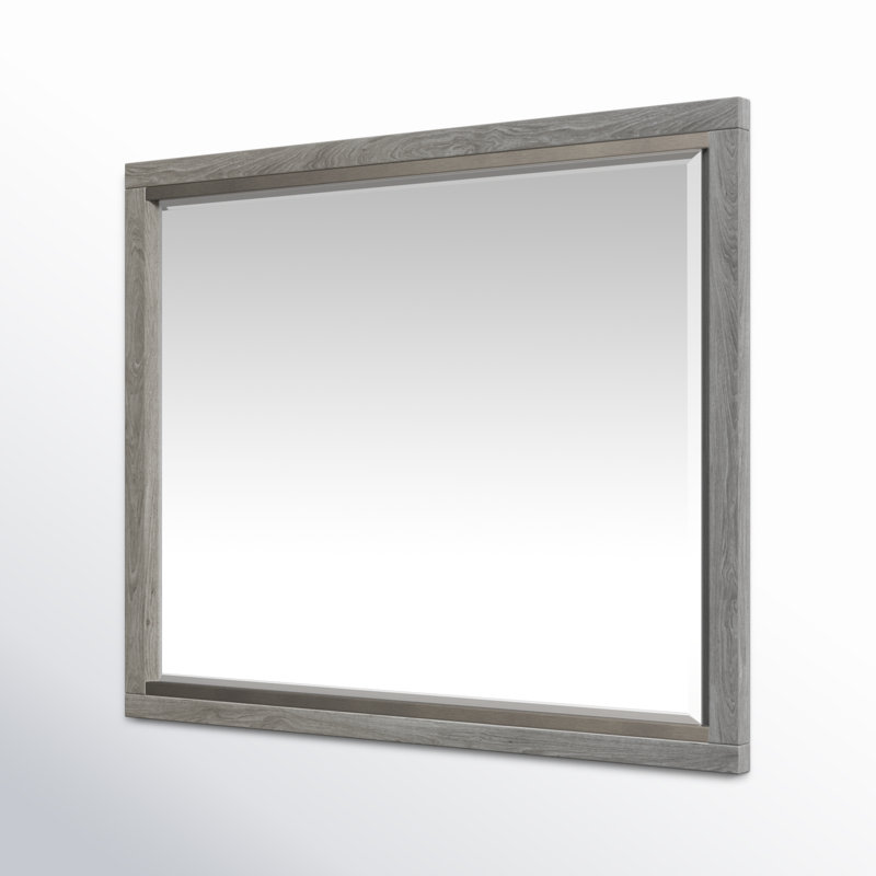 Centano Rectangle Wood Dresser Mirror