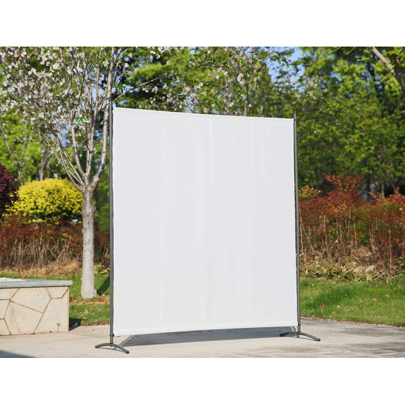 Rifton 414.02cm W x 457.2cm H Single Panel Room Divider, Natural