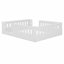 Lit plateforme en bois avec garde-corps-1193927557