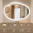 Irregular LED Mirror with Bluetooth, Defogger & Memory-1848301370