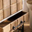Bibliothèque simple en bois massif rétro