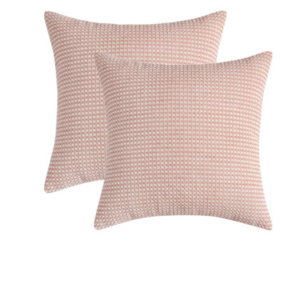 Houndstooth Cotton Blend Pillow Cover