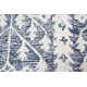 Arcuri Floral Handmade Tufted Wool Denim Area Rug