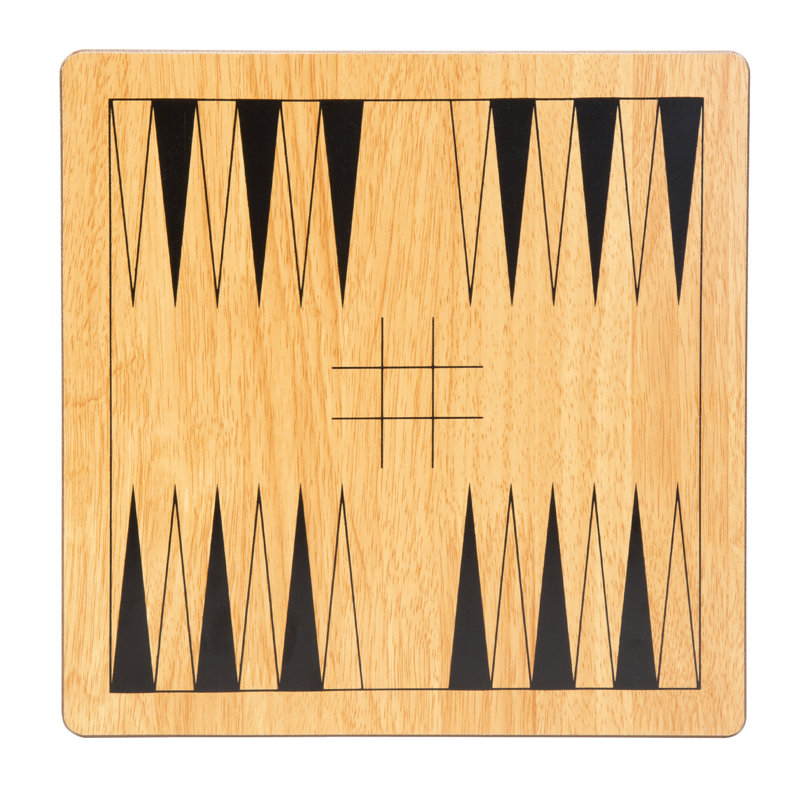 Hey Play 7-in-1 Combo Board Game and Chess Set