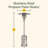 Stainless Steel Propane Patio Heater