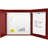 Enclosed Cabinet Porcelain Magnetic Small - 2' - 4' Whiteboard