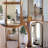 Minimalist Retro Rectangular Wardrobe Full-Length Mirror-110886773
