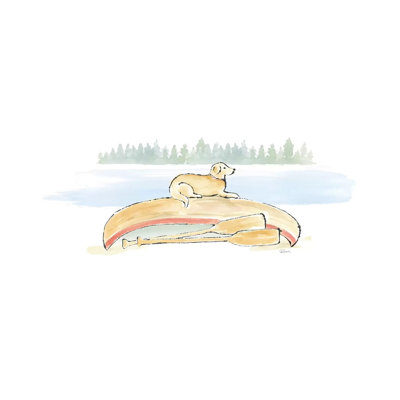 Lakeside Days III 1 Piece Wrapped Canvas Painting
