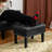 Faux Leather Ottoman-94480727