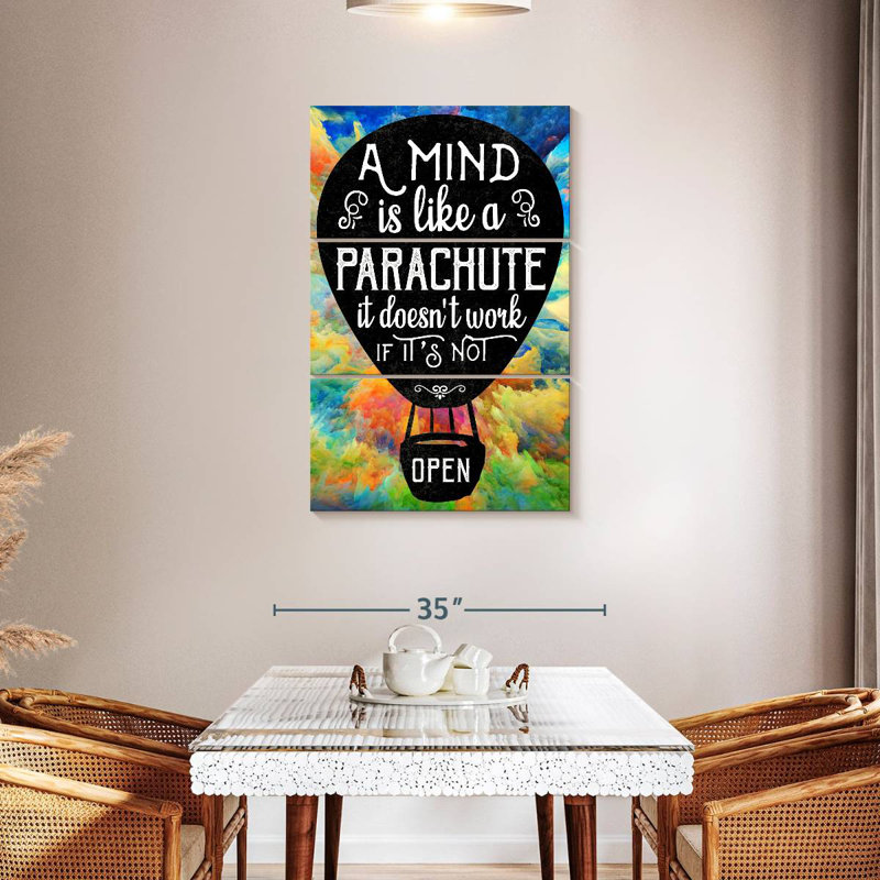 Citation de Tergel Like A Parachute, H 45 po x l 28 po