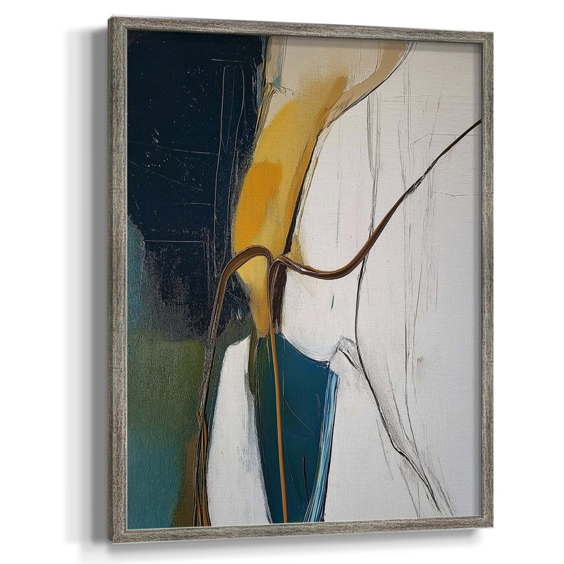 Série ABSTRACT DCXL, reproduction encadrée - bois massif, H 11 po x l 9 po