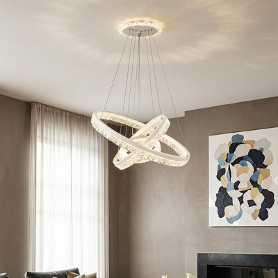 3 - Light Natural LED Dome Pendant