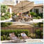 Parasols déportés avec base, kaki-1679387307