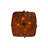 36"W Metro Fusion Cobblestone Glass Inverted Pendant