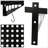 Miralee 2 Piece Metal Bracket Shelf
