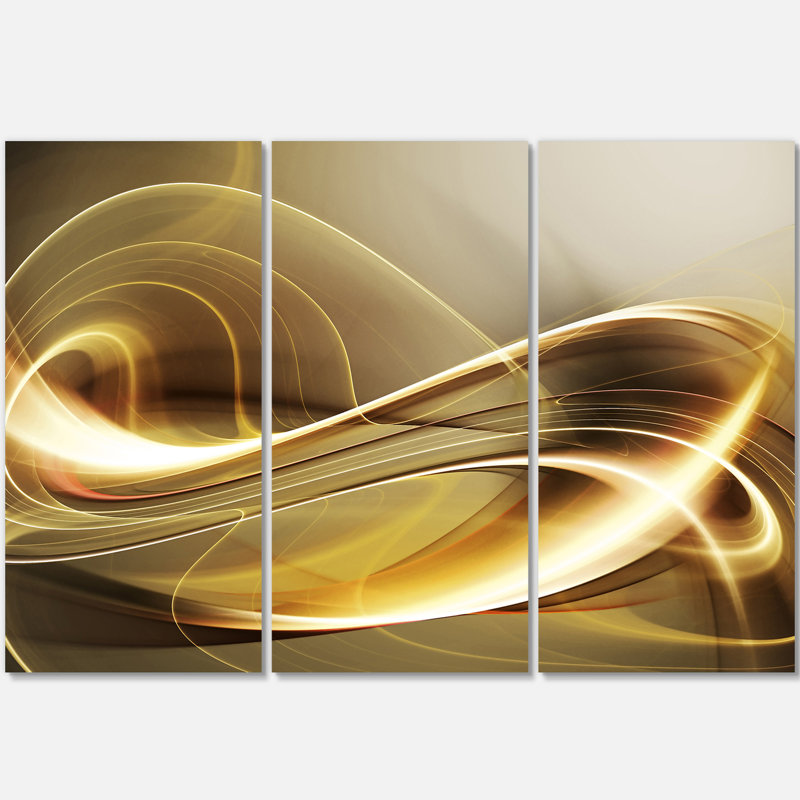Corwin Abstract Elegant Modern Sofa - impression d'art graphique, H 28 po x l 36 po x P 1 po, Métal métal